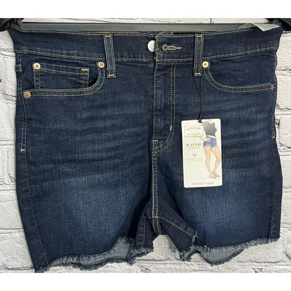 Levi Strauss & Co. Gold Label Juniors High Rise Shortie Cut Off Shorts size 17